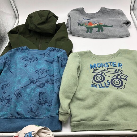 Boys Size 4T Sweaters BUNDLE Jacket Hoodie Sweatshirt Fall Winter Nike Marvel - Picture 6 of 9